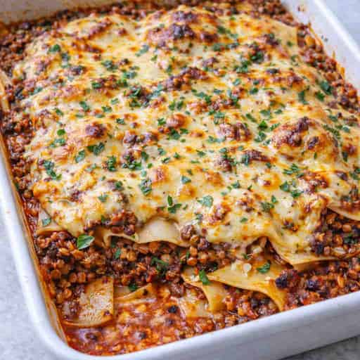 Healthy Smashed Lazy Lasagna