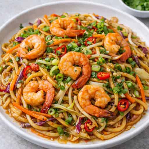 Malaysian-Style Prawn Noodle Stir-Fry