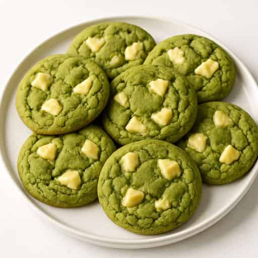 Irresistible Matcha White Chocolate Cookies