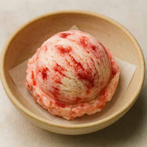 Roasted Strawberry Buttermilk Ice Cream