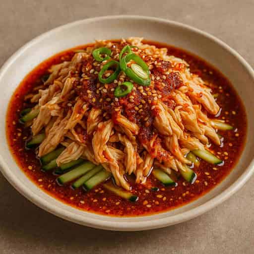 Sichuan Bang Bang Chicken with Chili Oil