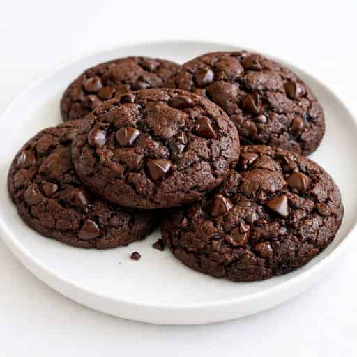 Bakery-Style Double Chocolate Chip Cookies