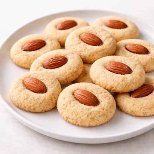 Chinese Almond Cookies for Lunar New Year