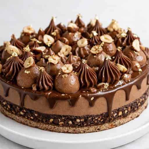 Chocolate Dacquoise Cake