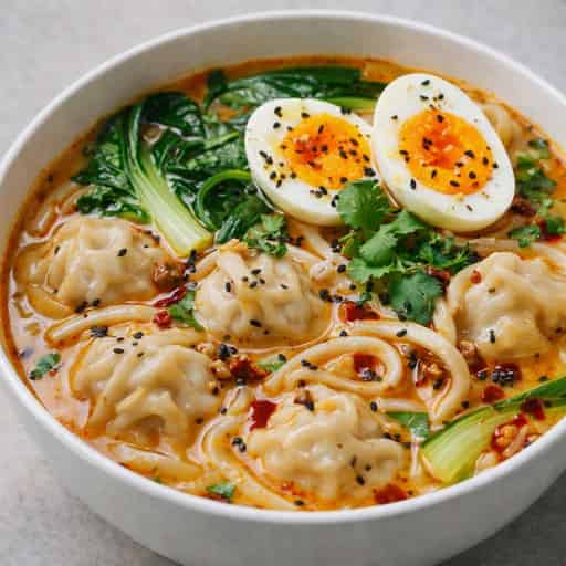 Category image for Creamy Coconut Noodle Dumpling Soup