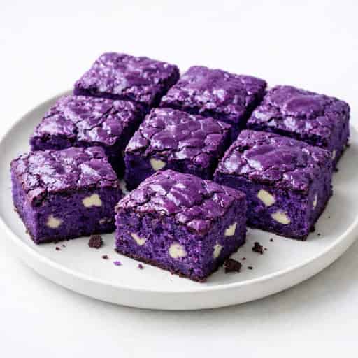 Fudgy Moist Ube Brownies (9x9-Inch Pan)
