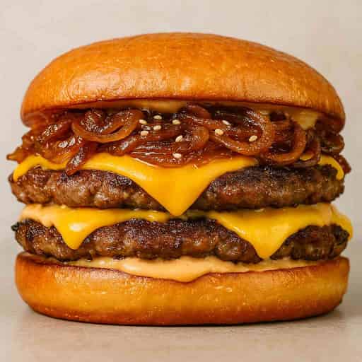 Category image for High-Protein Five Guys Patty Melt (57g P)