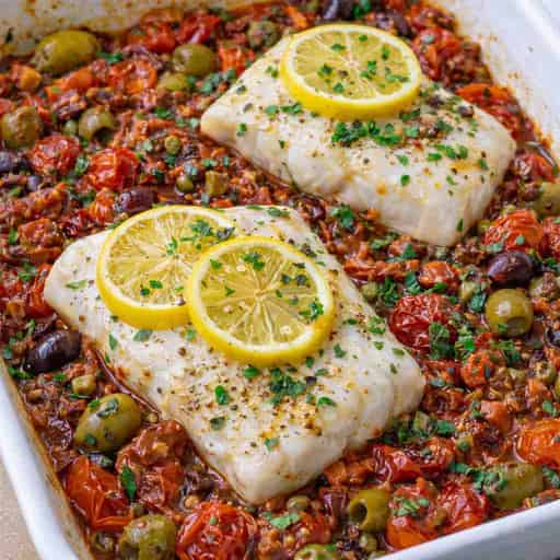 Category image for One-Pan Cod Puttanesca