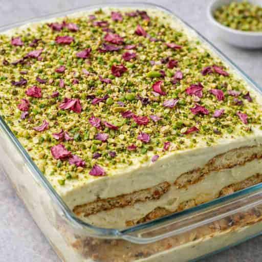Category image for Pistachio Tiramisu with Rose Petals
