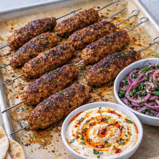 Category image for Sheet Pan Chicken Kebabs with Harissa Yogurt