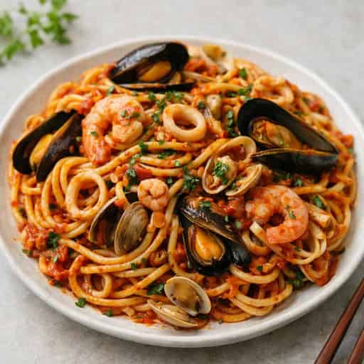 Category image for Spaghetti alla Marinara with Shellfish & Chili