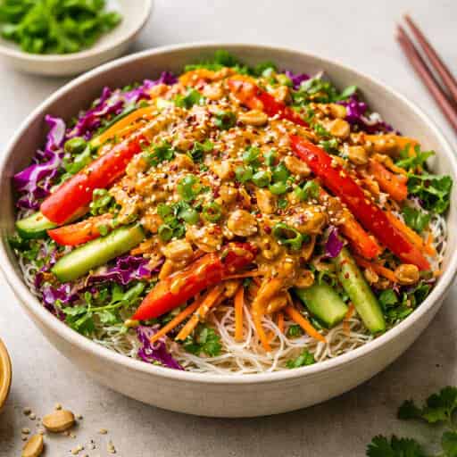 Category image for Spring Roll Salad with Peanut Sriracha Dressing