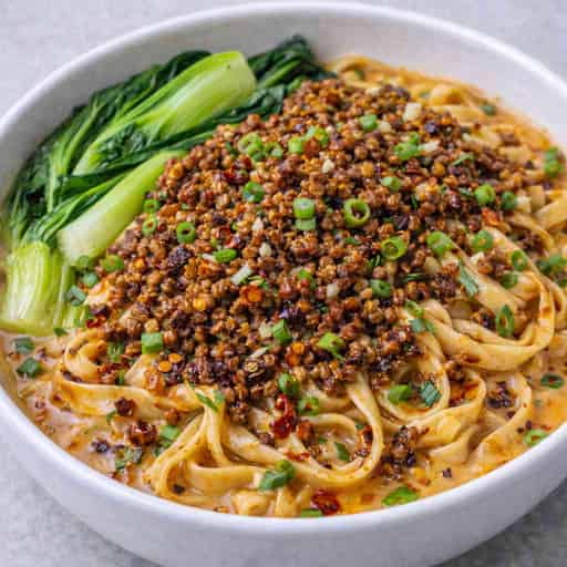 Category image for Vegan Dan Dan Noodles with Crispy Lentils