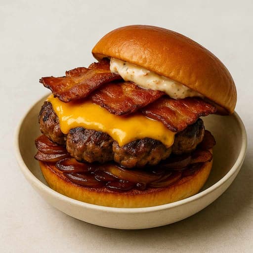 Bacon Baconnaise Smashburger 🍔🥓 (Ultimate Flavor Bomb) image