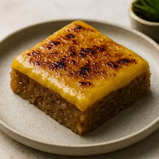 Biko with Creamy Yema Spread & Torch Finish image