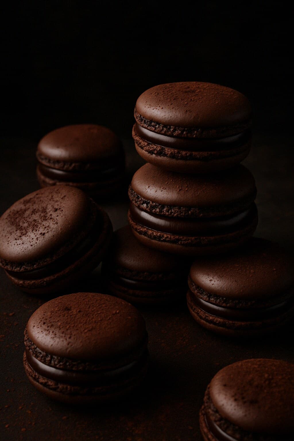 Bitter Chocolate Macaron image