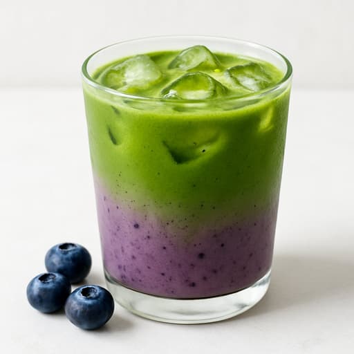 Blueberry Matcha Latte image