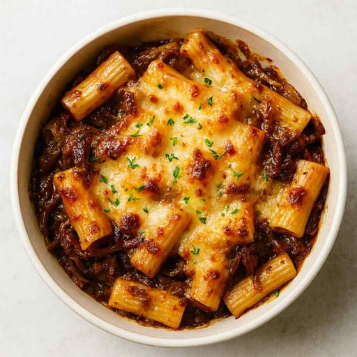 Caramelized French Onion Mac & Cheese 🧅🧀 (Next-Level Comfort Food) image