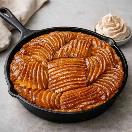 Cast-Iron Apple Tarte Tatin with Puff Pastry image