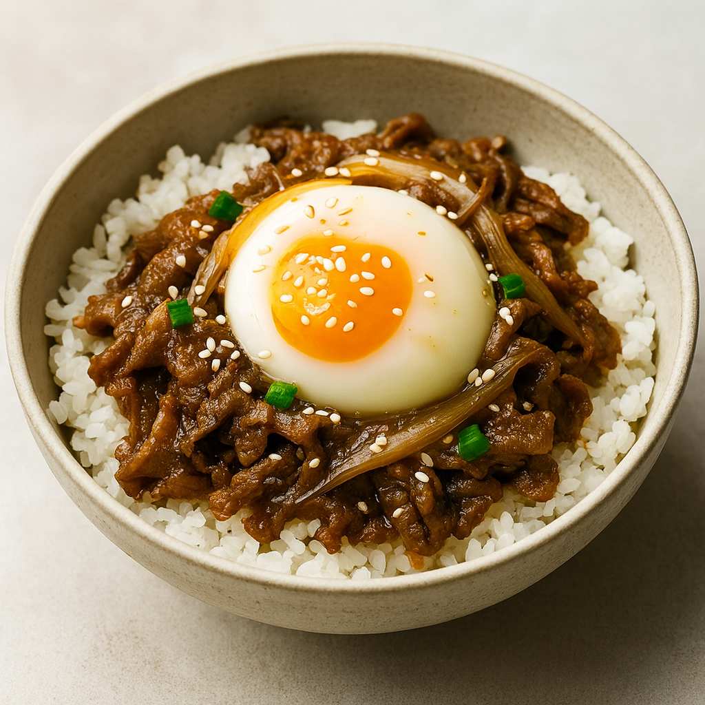 Ultimate Beef Gyudon with Onsen Egg (Chef RV Style) image