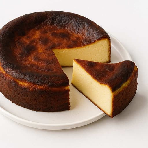 Irresistibly Creamy Burnt Basque Cheesecake image