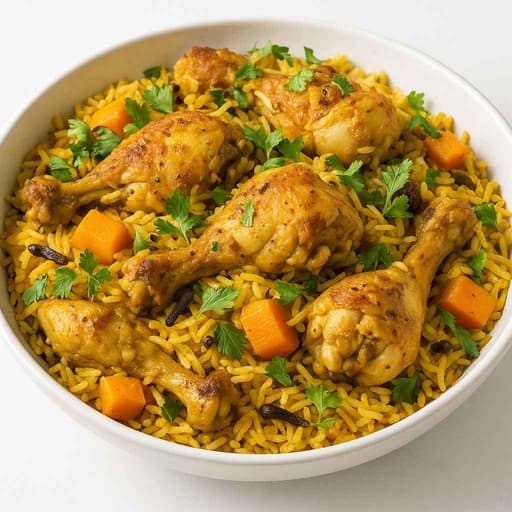 Flavor-Packed Chicken Biryani in 40 Minutes image