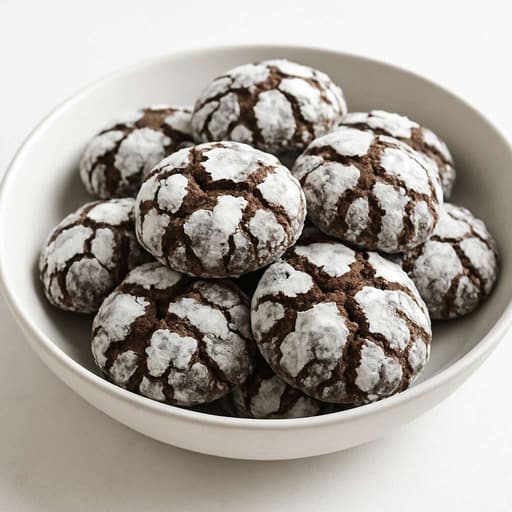 Fudgy Chocolate Crinkles by Chef RV (No-Fail Recipe!) image
