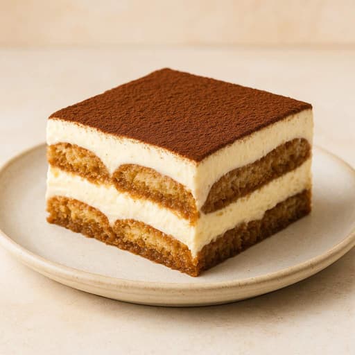 No-Bake Easy Tiramisu with Coffee & Cream image