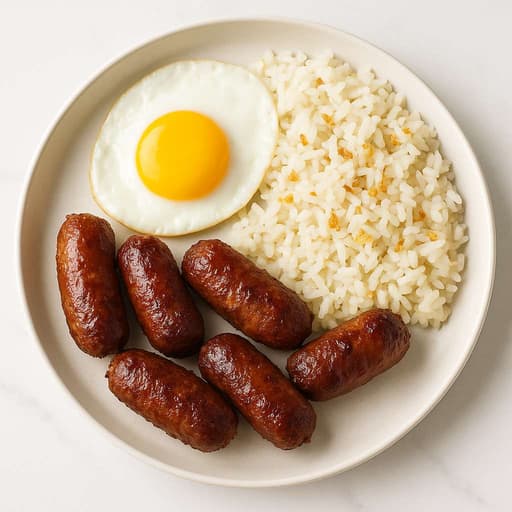 Filipino Garlic Longganisa Breakfast Sausage image