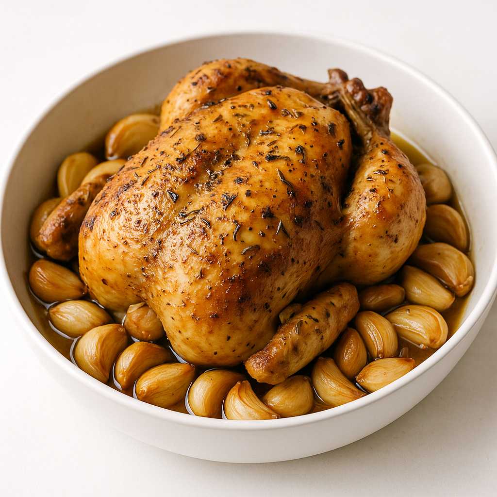 Chef RV's Garlic Roast Chicken image
