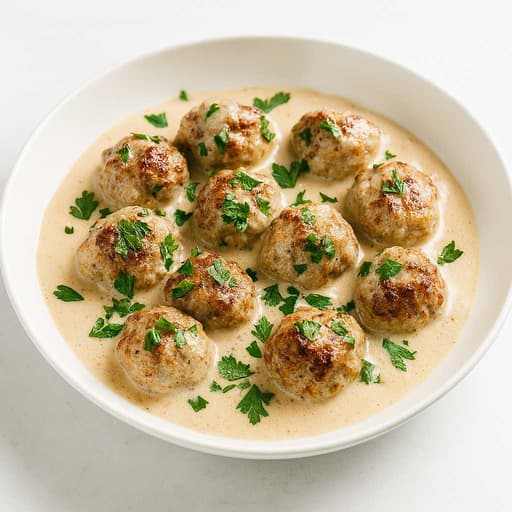 Chef RV’s Juicy Swedish Meatballs with Pasta image