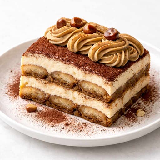 Chestnut Tiramisu with Coffee Cocoa Layers image