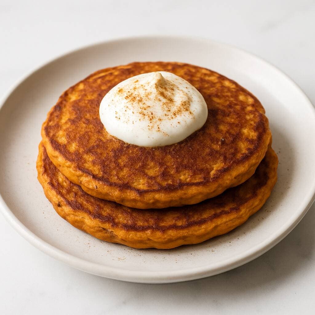 Cinnamon-Spiced Sweet Potato Pancakes image