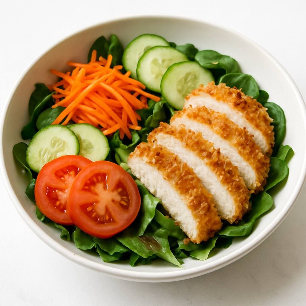 Coconut-Crusted Chicken Salad image