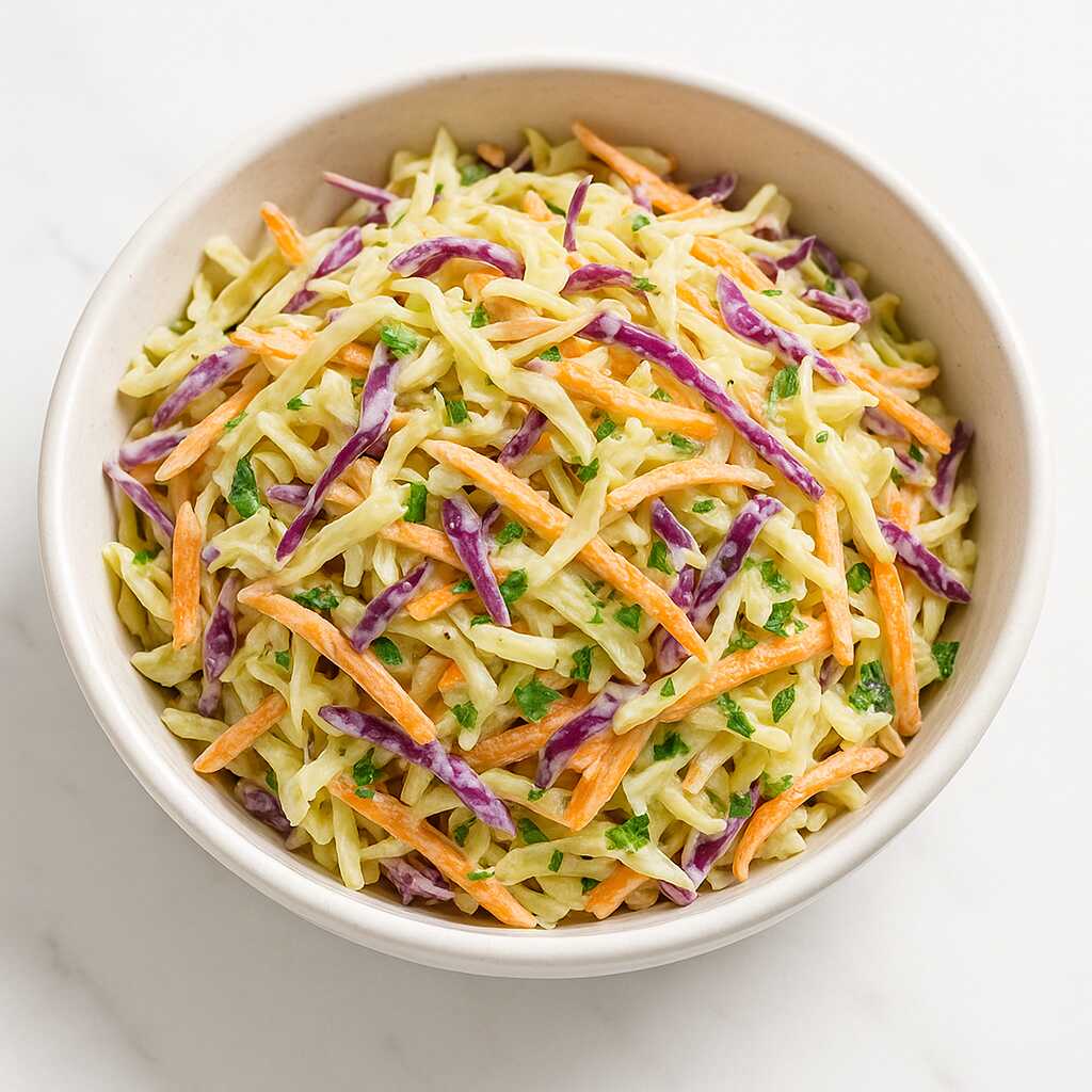 Creamy Coleslaw with Greek Yogurt image