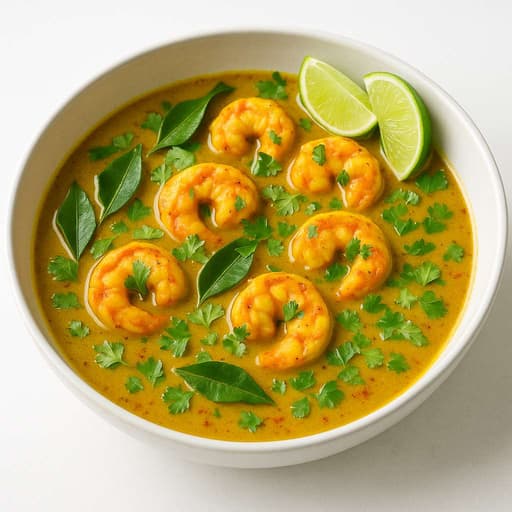 Crevettes Curry Coco image