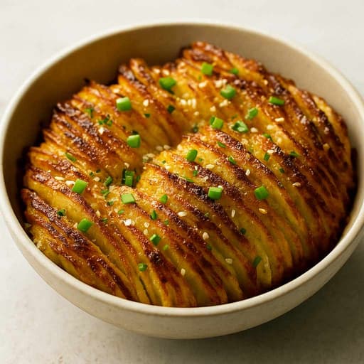 Crispy Vertical Potato Bake 🥔🔥 (Show-Stopping Side Dish) image