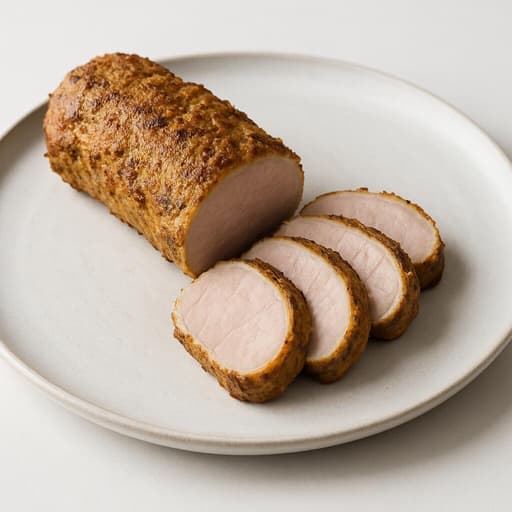Dijon and Sage-Coated Pork Tenderloin image