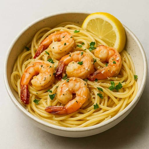 Garlic Butter Shrimp Pasta 🍤✨ (Quick & Irresistibly Creamy) image