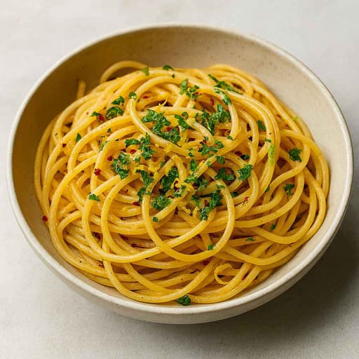 Irresistible Garlic Chili Oil Spaghetti in 20 Minutes image