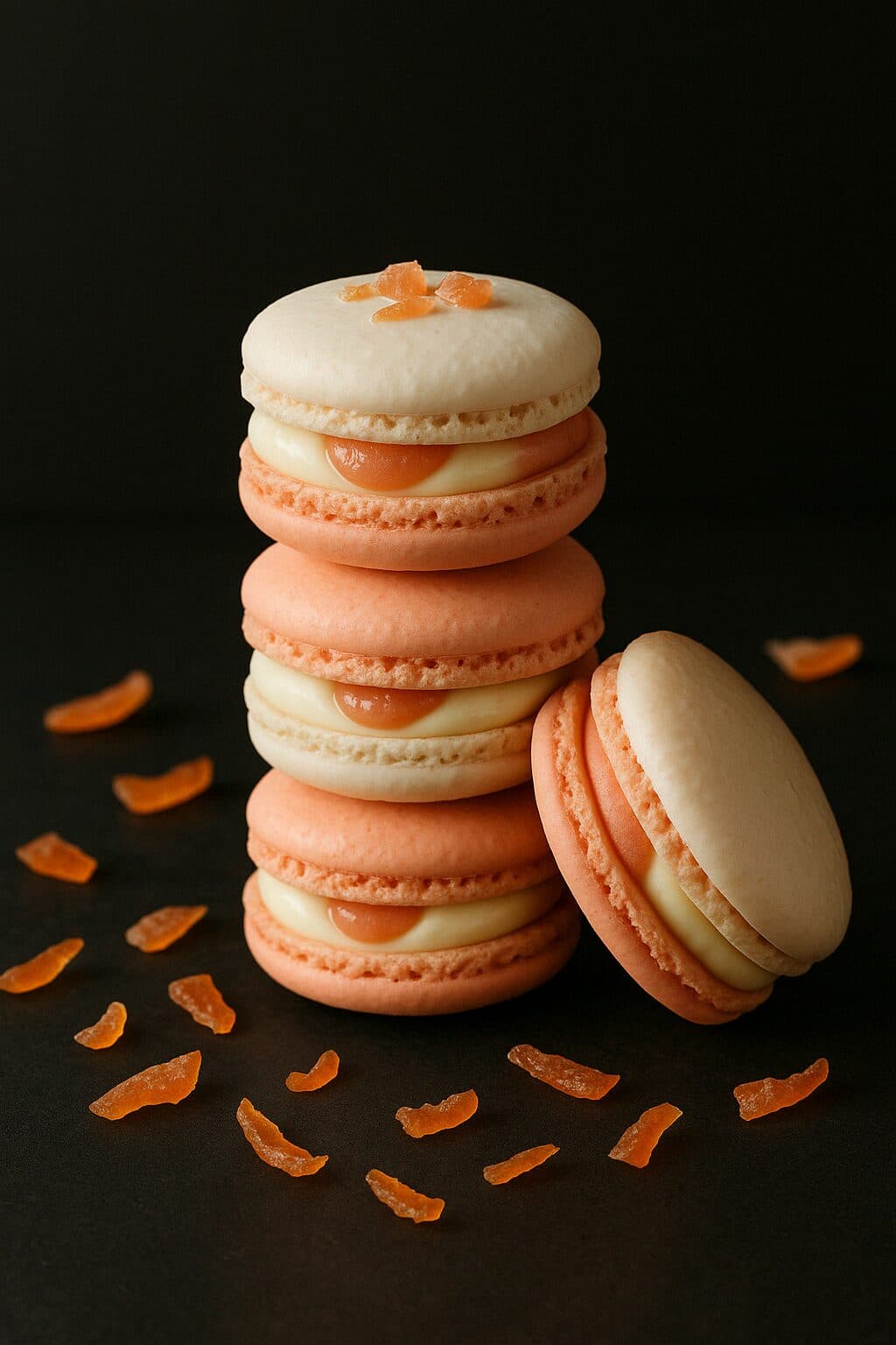 Grapefruit Velouté Macaron image