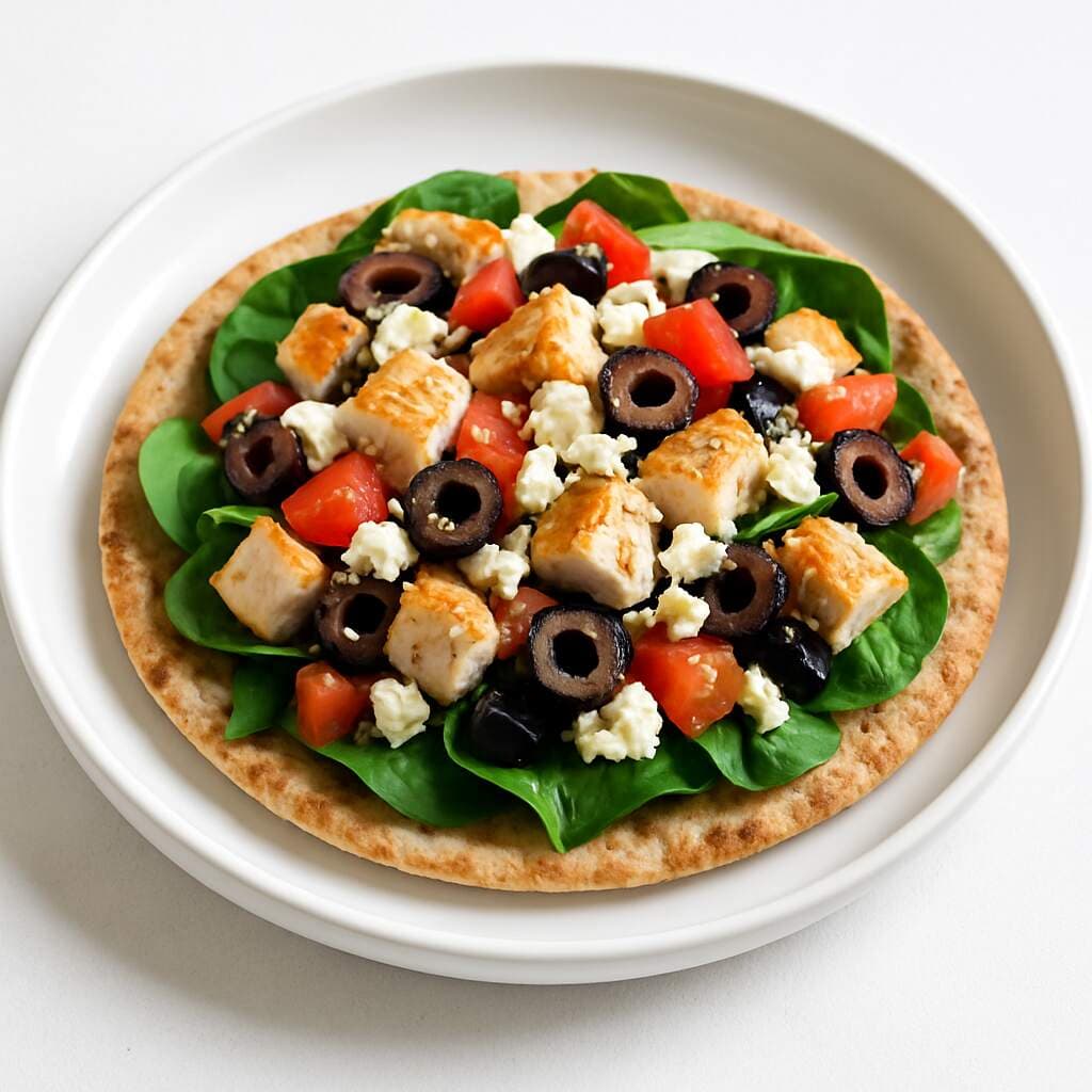 Greek Pita Pizza image