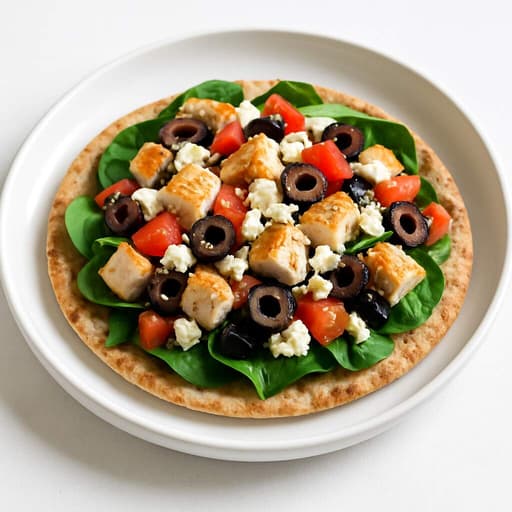 Greek Pita Pizza image