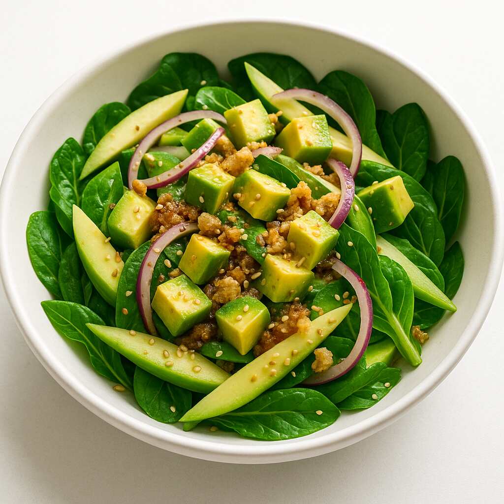 Green Mango & Avocado Salad with Bagoong Vinaigrette image