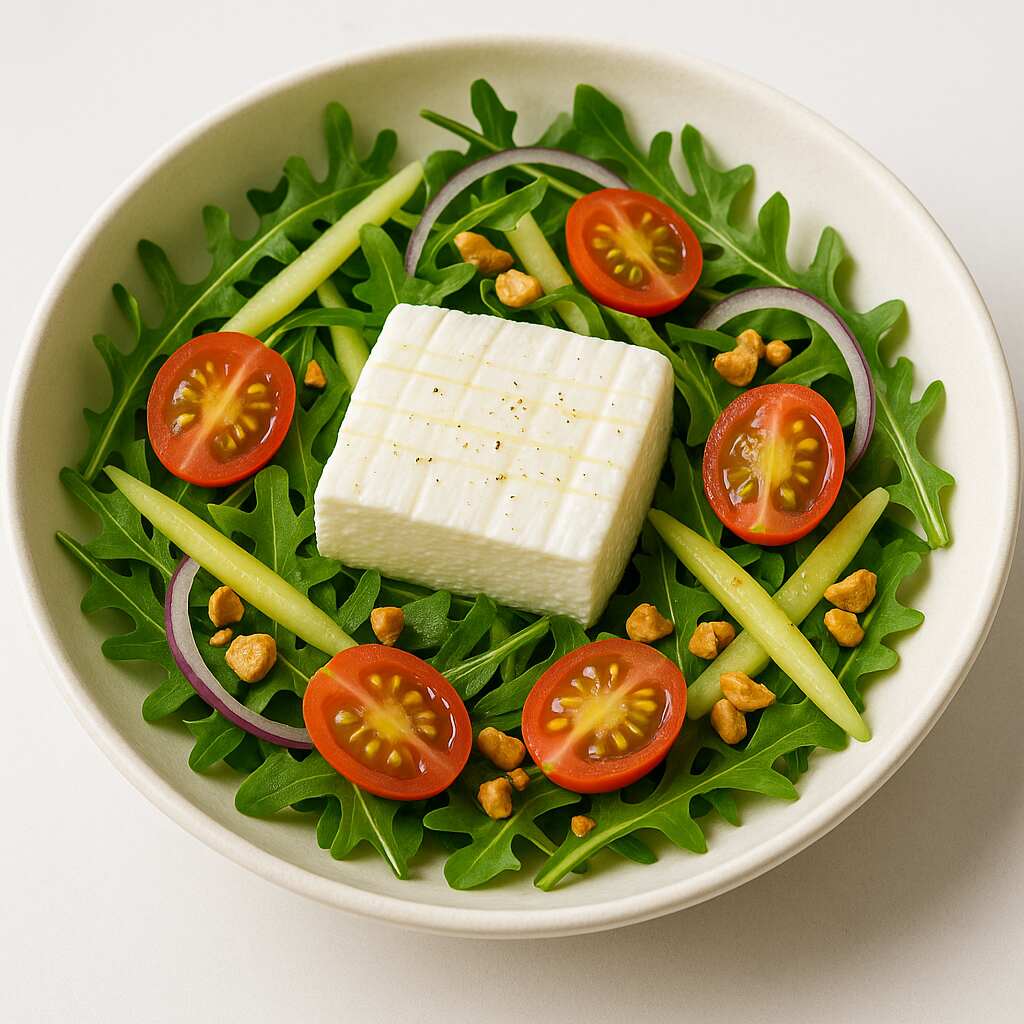 Green Mango Kesong Puti Salad with Calamansi Honey Dressing image