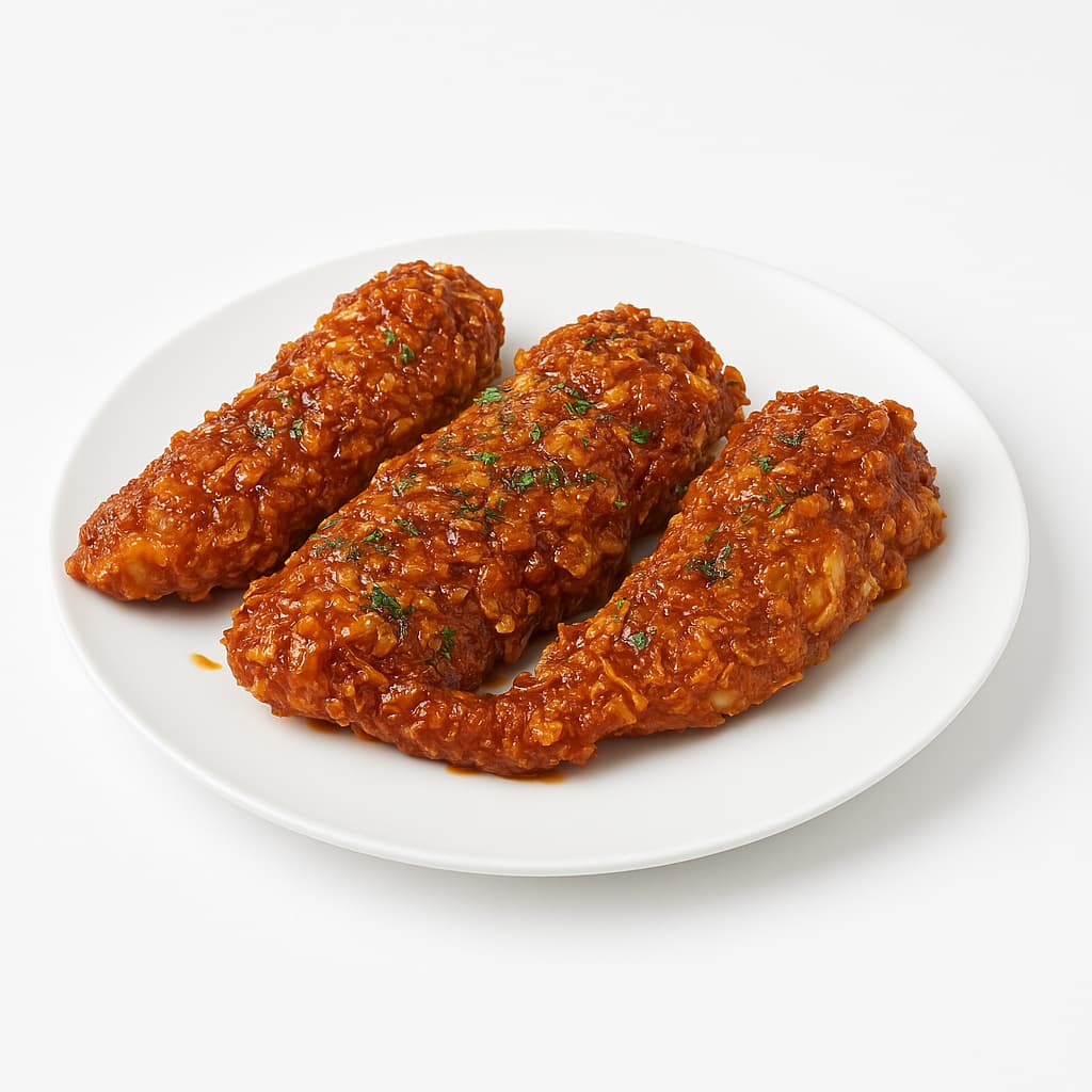 High Protein Crispy Honey Garlic Chicken Tenders image
