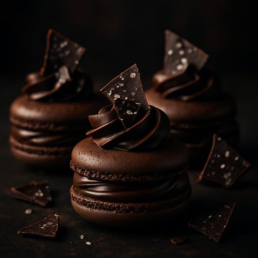 Infiniment Chocolate Chuao Macarons image