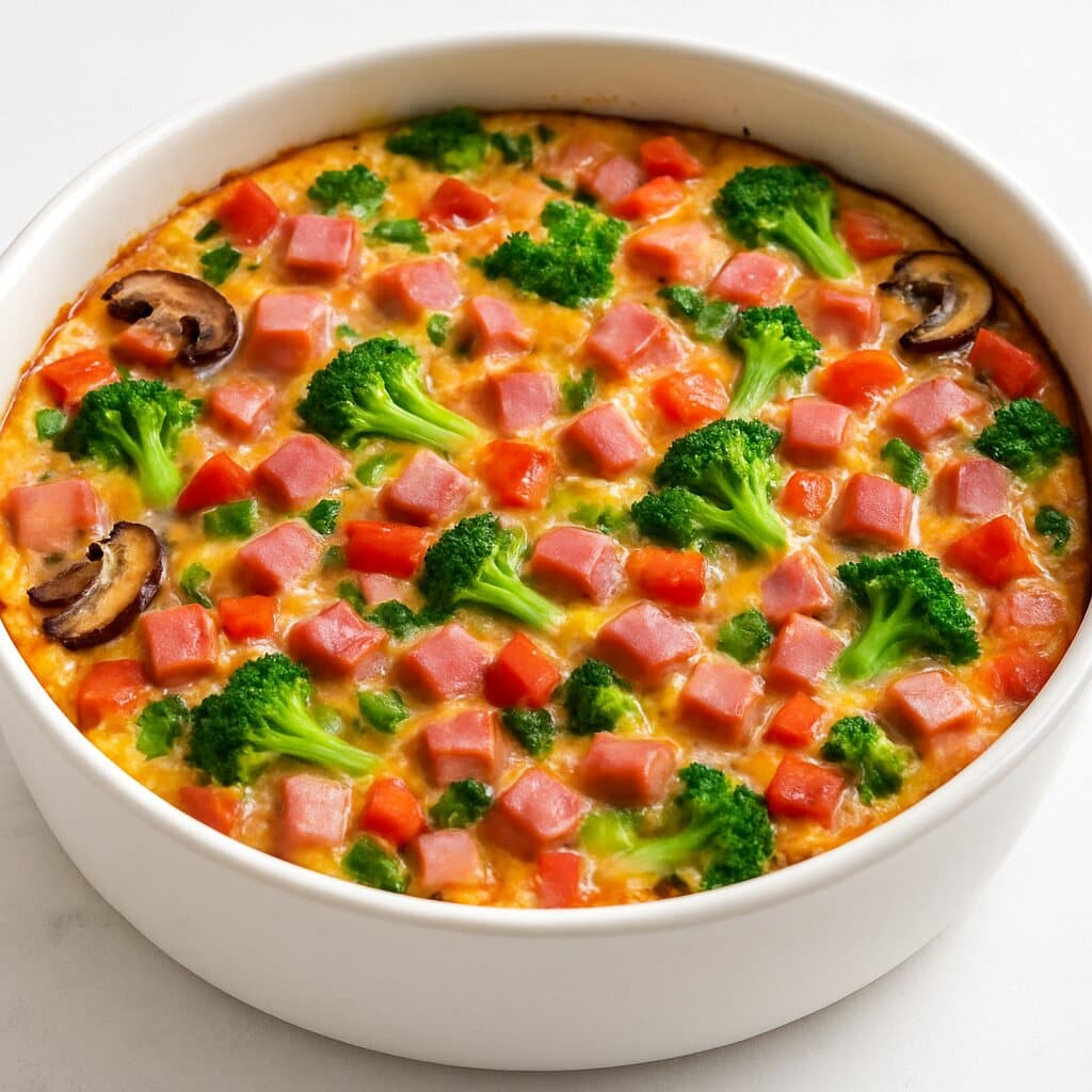Irresistible Ham and Cheese Bake image