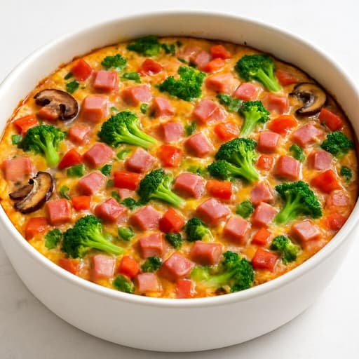 Irresistible Ham and Cheese Bake image