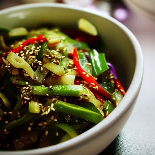 Korean Green Pepper Muchim image